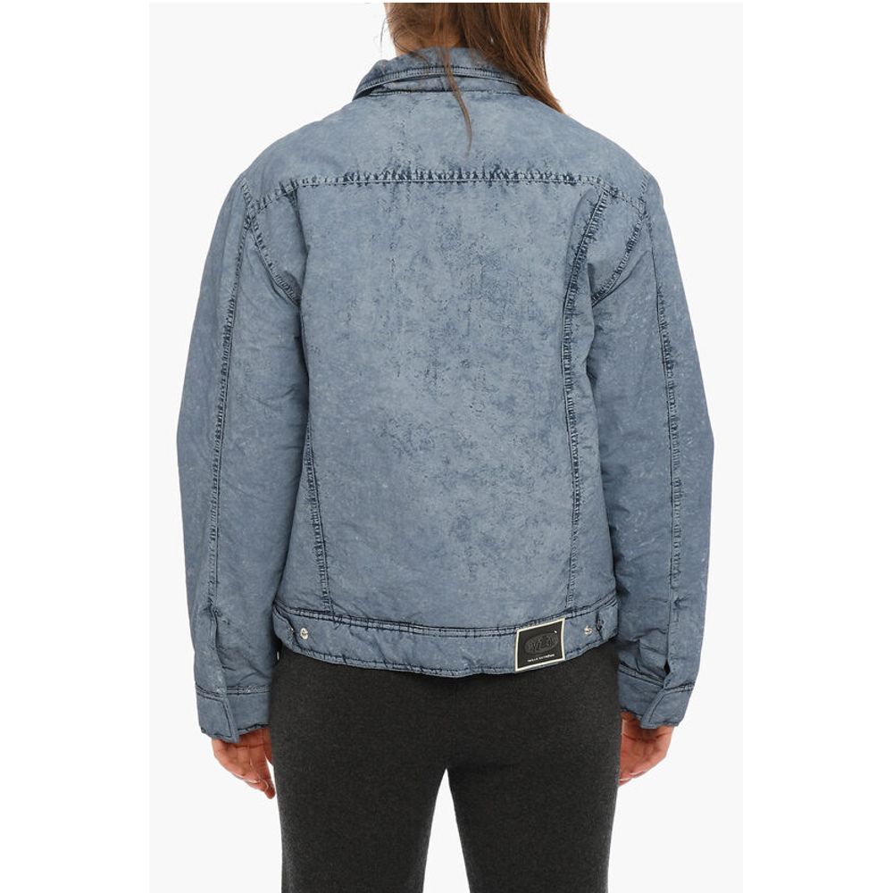 Eytys Light Blue Cotton Jackets &Amp; Coat