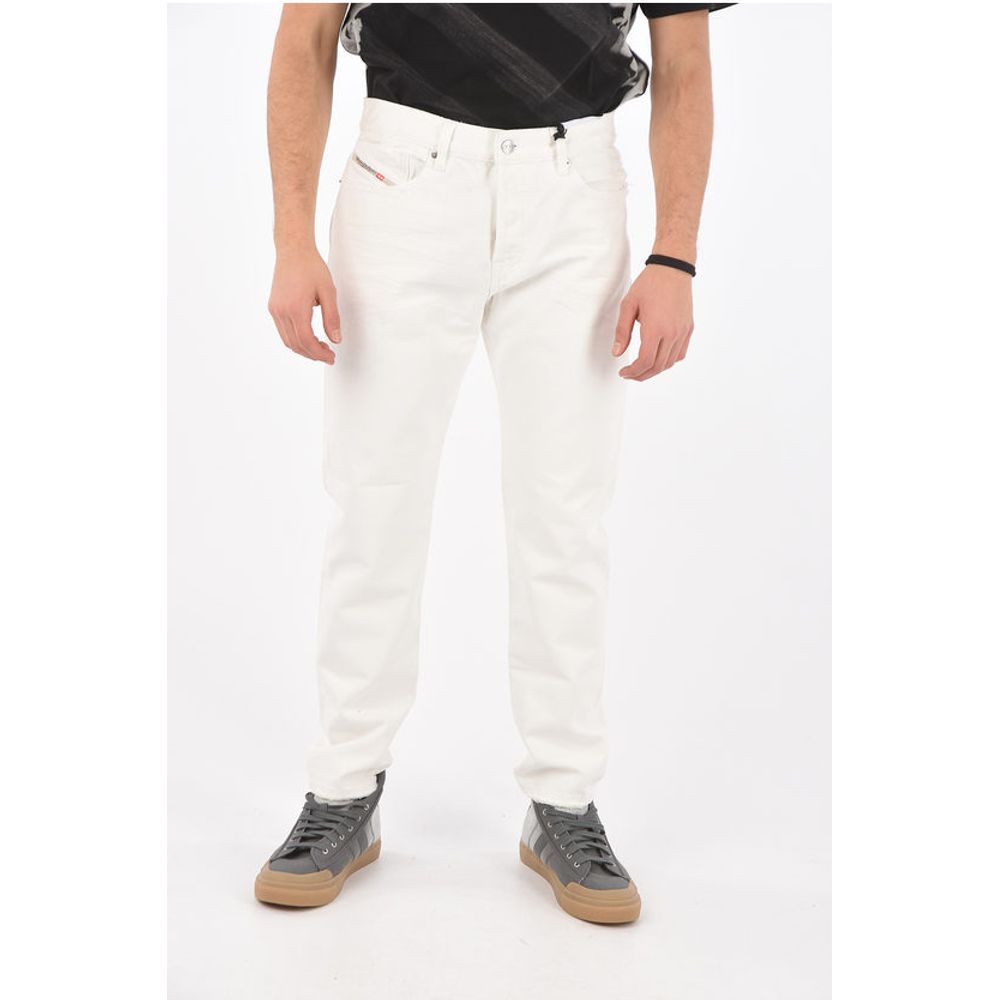 Diesel White Cotton Jeans Denim